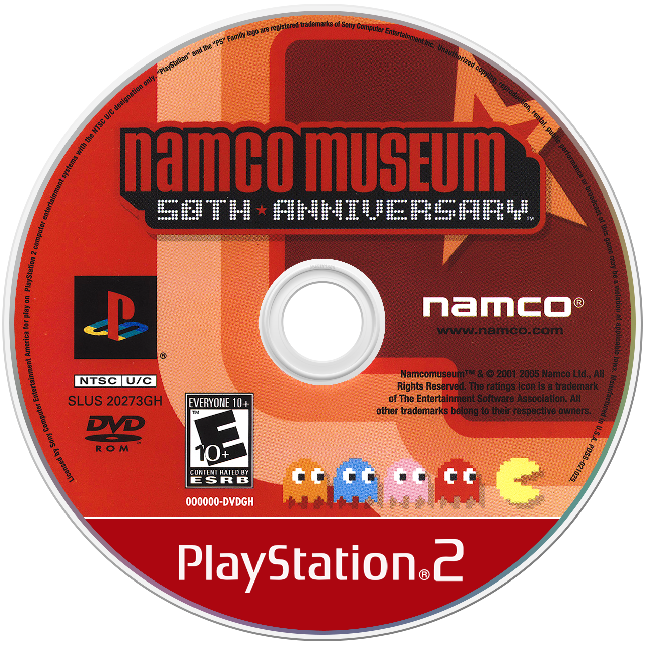 Namco Museum 50th Anniversary media 5 for Playstation 2